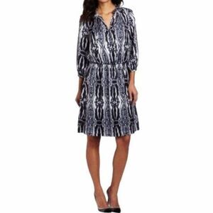 Jones New York Mixed Print Dress